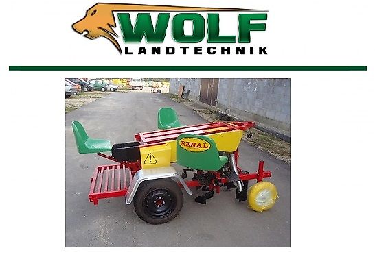 Wolf-Landtechnik GmbH Pflanzmaschine | Knoblauch | Zwiebeln | 3reihig ohne Walze
