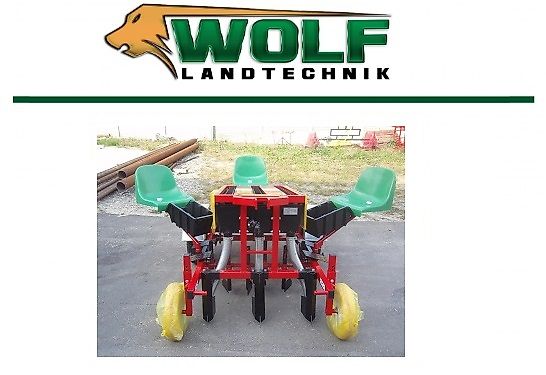Wolf-Landtechnik GmbH Pflanzmaschine | Knoblauch | Zwiebeln | 4reihig ohne Walze